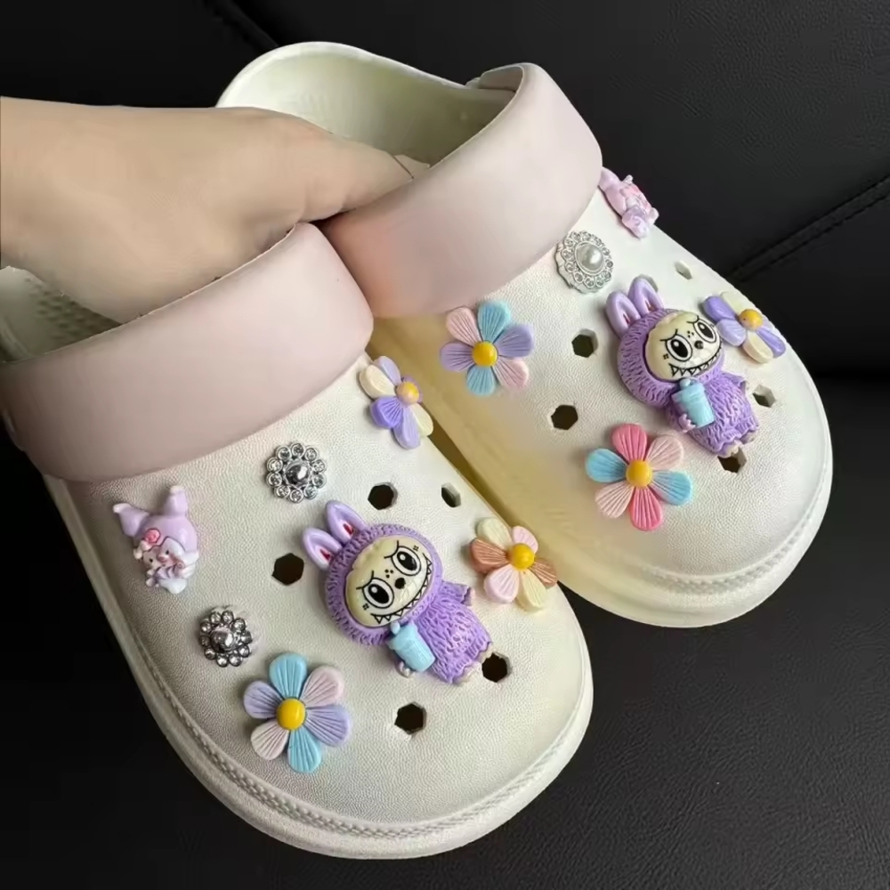 Labubu Crocs Charm For Shoes 13 Pcs sets